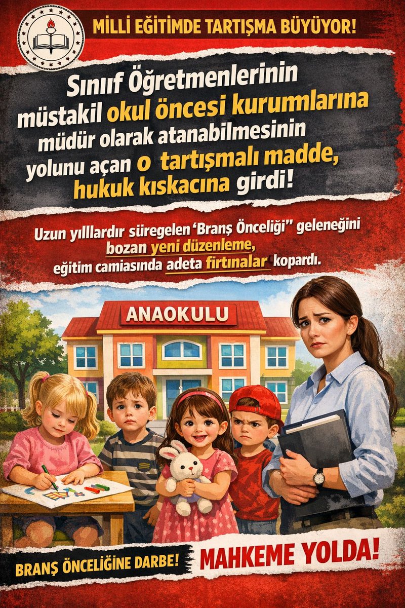 gulcantopcu06's tweet photo. Çocukların üstün yararı doğrultusunda, okul öncesi kurumlarında alanında yetişmiş yöneticilerin görevlendirilmesi gerekmektedir.
#AnaokulunaAlanGerek https://t.co/daHFnOAwJ7
