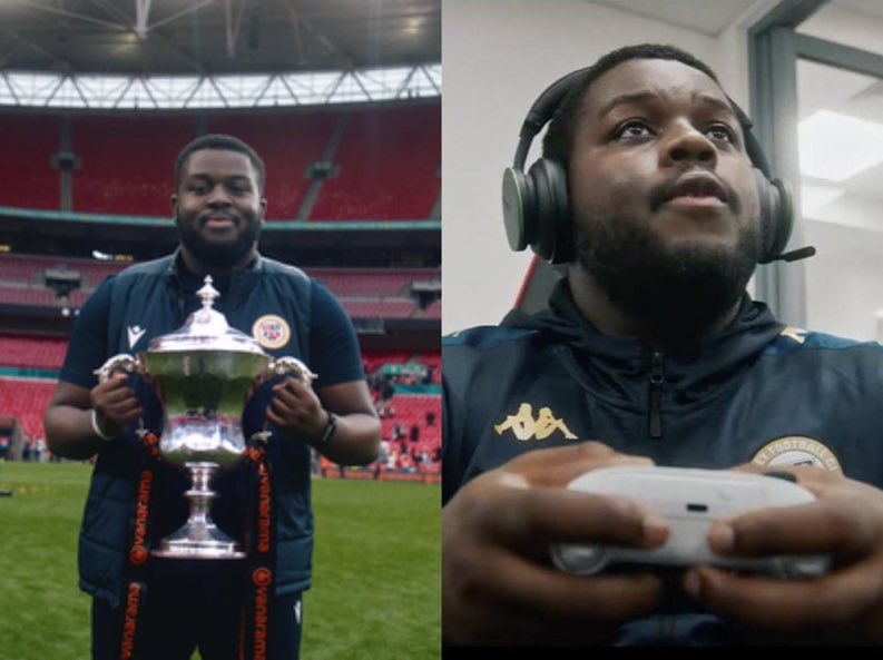 MEWS0o0's tweet photo. 「これは漫画の話じゃなくて、現実です」
🎮 ゲーム: Football Manager
👤 プレイヤー: 23歳の一般男性 (Nathan Owolabi)
ゲームの20周年記念大会で優勝し、英5部「ブロムリーFC」の戦術分析官に就任。
↓
彼の「ゲーマー視点」の戦術がガチで機能し、
クラブ創設132年目にして初の【EFLリーグ2 (英4部)】昇格を達成 🏆
ゲーマーの知識が、100年の歴史を変えた瞬間。
#FootballManager #BromleyFC #サッカー #神回