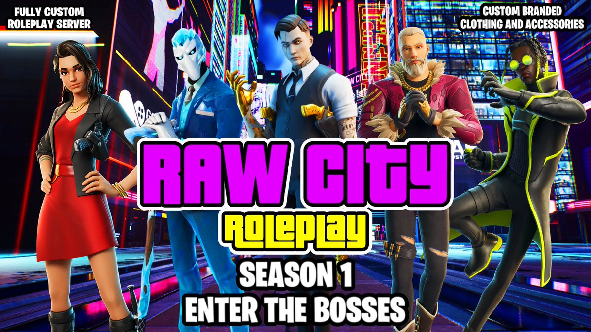luxx_xr's tweet photo. New RAW City Roleplay Update is LIVE!

Season 1: ENTER THE BOSSES

3 New Boss Missions:

🔫 - Elimination Missions
🚚 - Heist Missions
🌆 - Raid Missions

#Fortnite #UEFN #fortnitecreative 

https://t.co/3MVJZN1G7p https://t.co/7mRQqc0SZ8