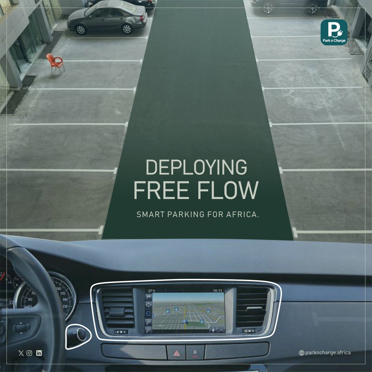parkncharge_'s tweet photo. We’re doing more than managing spaces; we’re Deploying Free Flow. 🚀

Our AI-driven LPR tech eliminates manual gates and paper tickets. Your car is now your ticket. The future of African mobility is being installed right now. 🌍

#FreeFlow #SmartParking #ParknChargeAfrica https://t.co/wmfY6PCtet