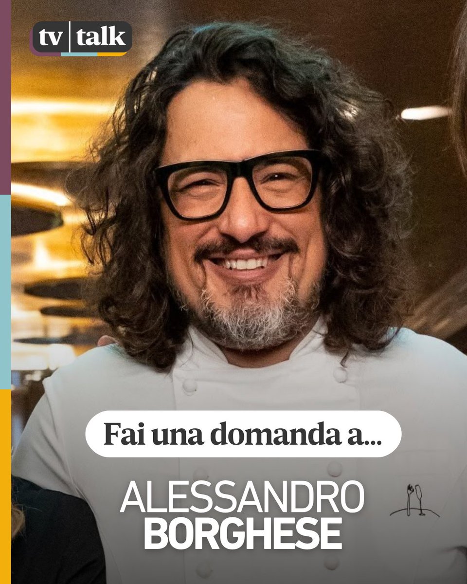 Voto? Diesci! 🔝

Tra Quattro Ristoranti e Celebrity Chef, Alessandro Borghese è semplicemente inarrestabile 🔥

Per fortuna sabato pomeriggio riusciremo a intercettarlo: è il momento giusto per fargli la domanda che hai sempre sognato...

📡 #TvTalk torna sabato alle 15 su #Rai3
