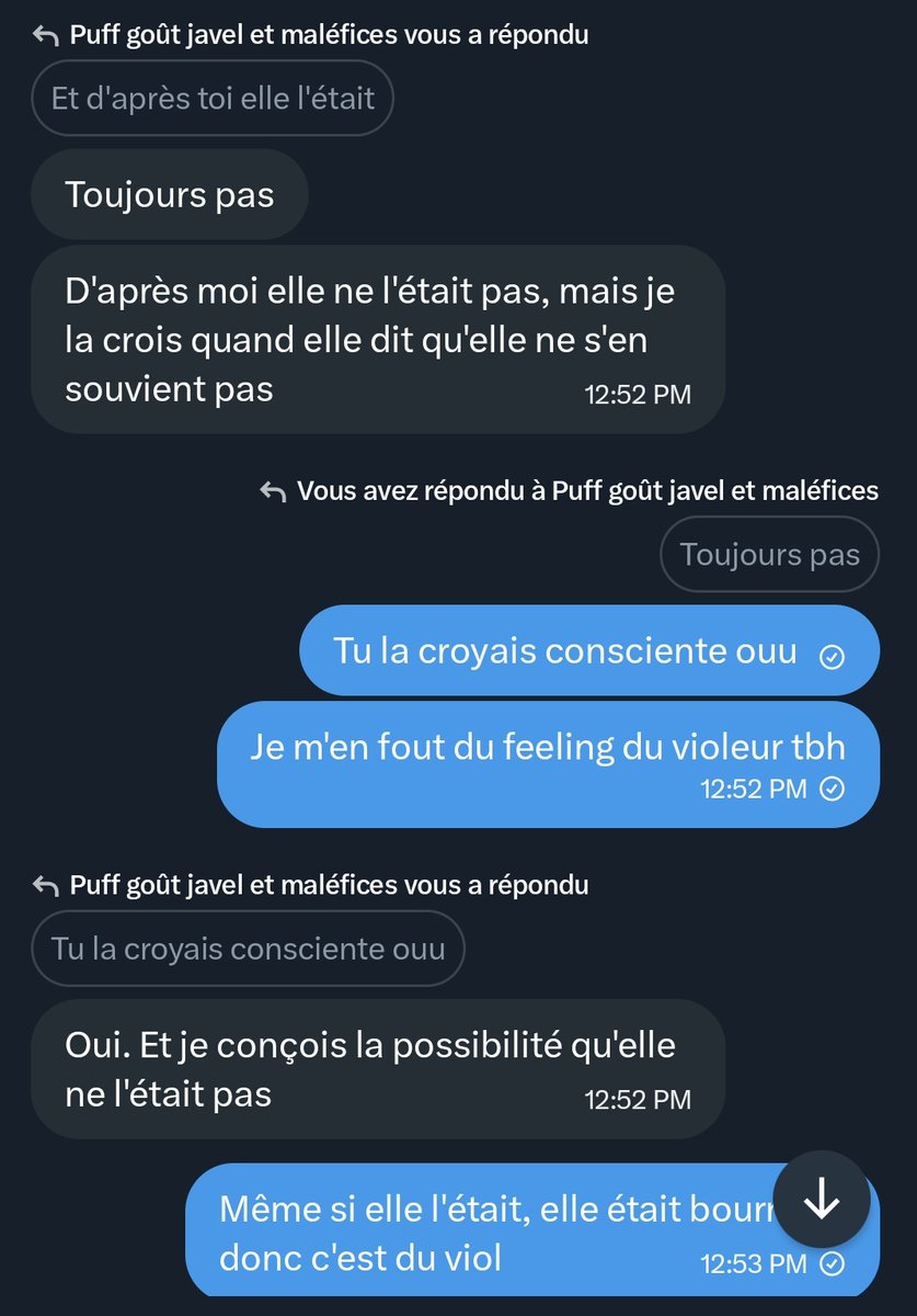 Officiellement un agresseur aussi, tu veux pas te casser d'ici ?