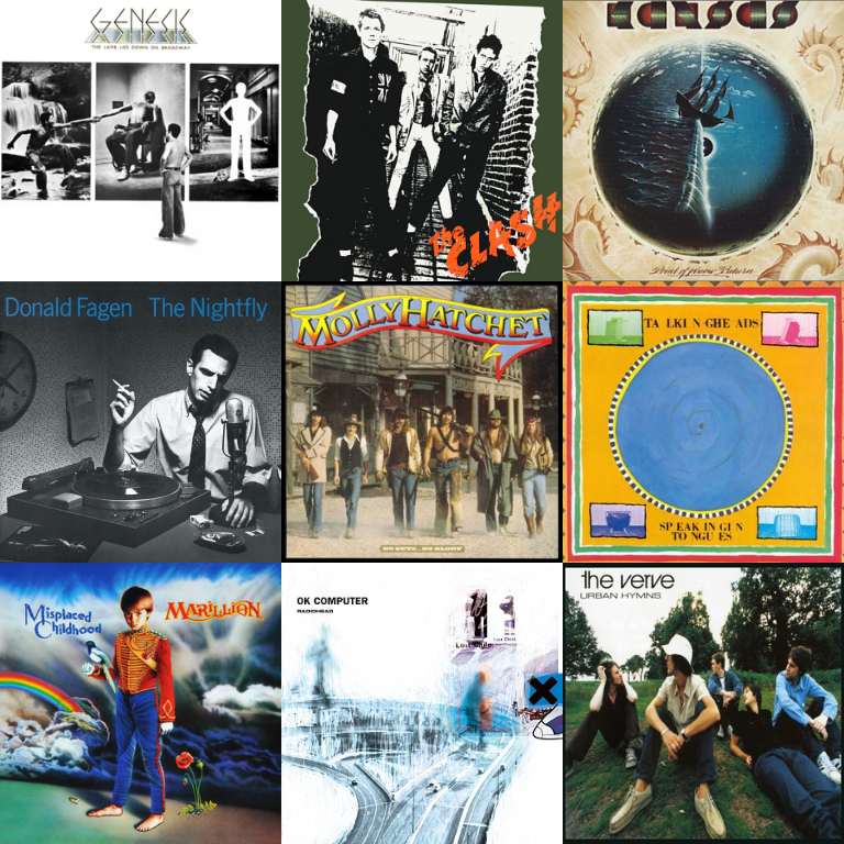 random 9 albums: pick ONE 🎸🎹🎤🥁