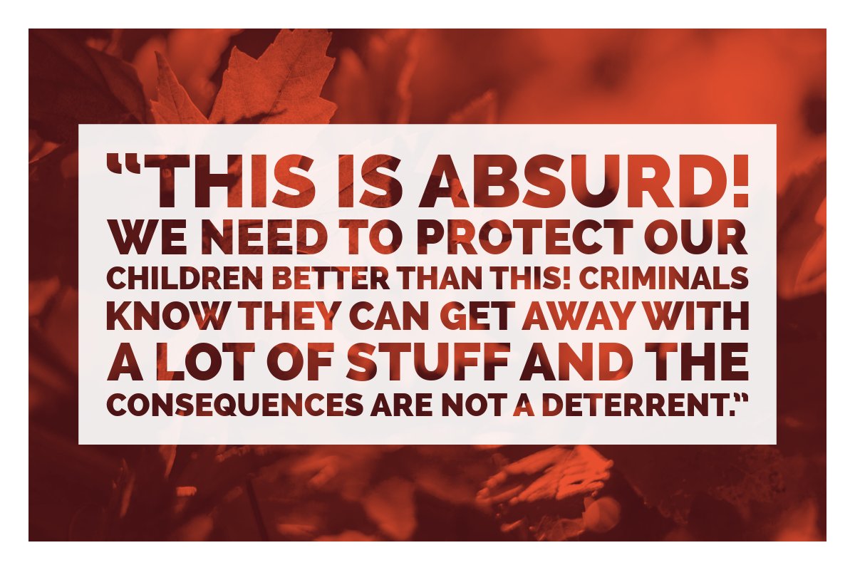 It has been 100 days today since I first met with <a href="/SeanFraserMP/">Sean Fraser</a>, and children remain unprotected in Canada because he refuses to advocate for using the notwithstanding clause to protect them. 

Addressing CSAEM is not moving fast enough or in the right direction. This is not