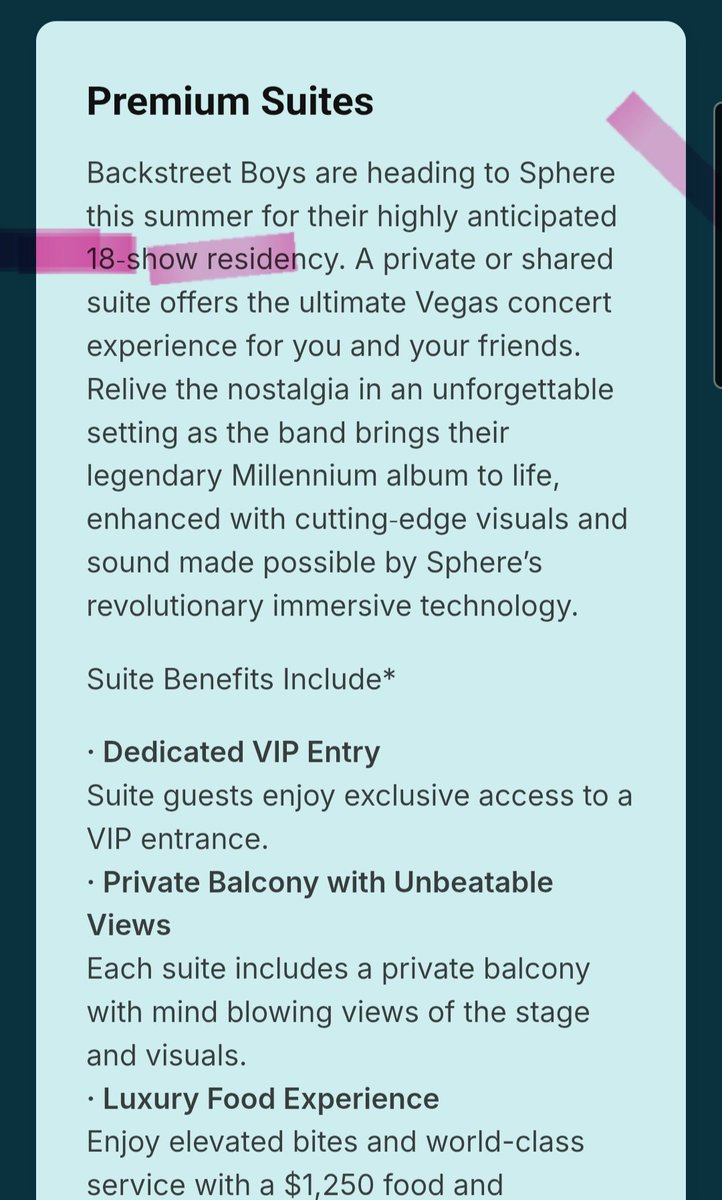 NathalieNCGirl's tweet photo. 👀 👀😉🤭😆
Only 6 dates announced but this is the info you get in the July announcement mail from @backstreetboys 
Well let's just say it will be another sphere summer 😂😂😂 https://t.co/BYsoVn3u54