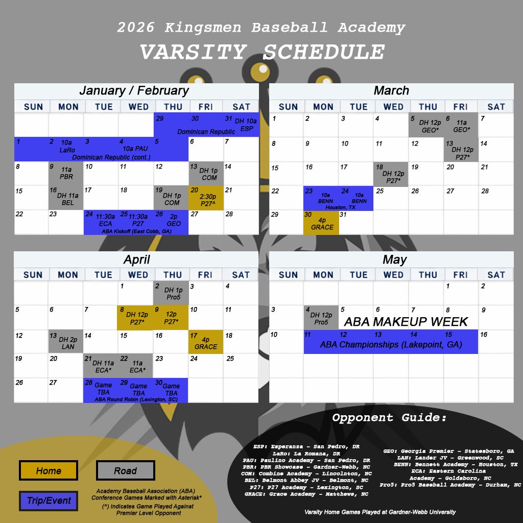 Kingsmen Baseball Academy tweet media