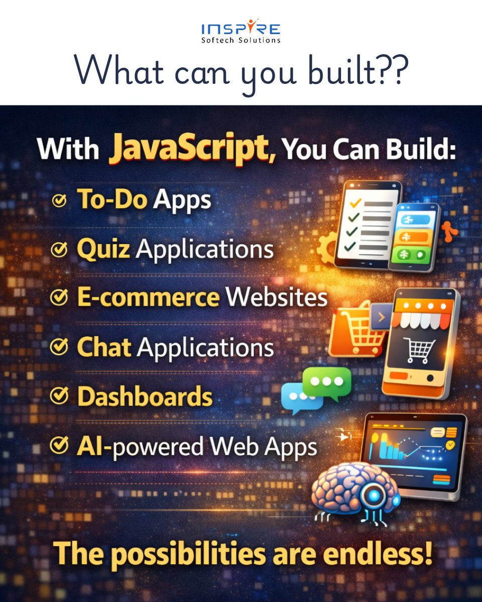 InspireSoftech's tweet photo. Want to build powerful, interactive web applications?
🔗 Register Now: https://t.co/K2Rkz5S894
📞 +91 93605 05768 | +91 86674 93679
📧 training@inspiresoft.in
💬 DM “JS” to enroll today!
#JavaScript #WebDevelopment #LearnToCode #FrontendDeveloper #FullStack # CareerGrowth https://t.co/PhsO5IMt8M