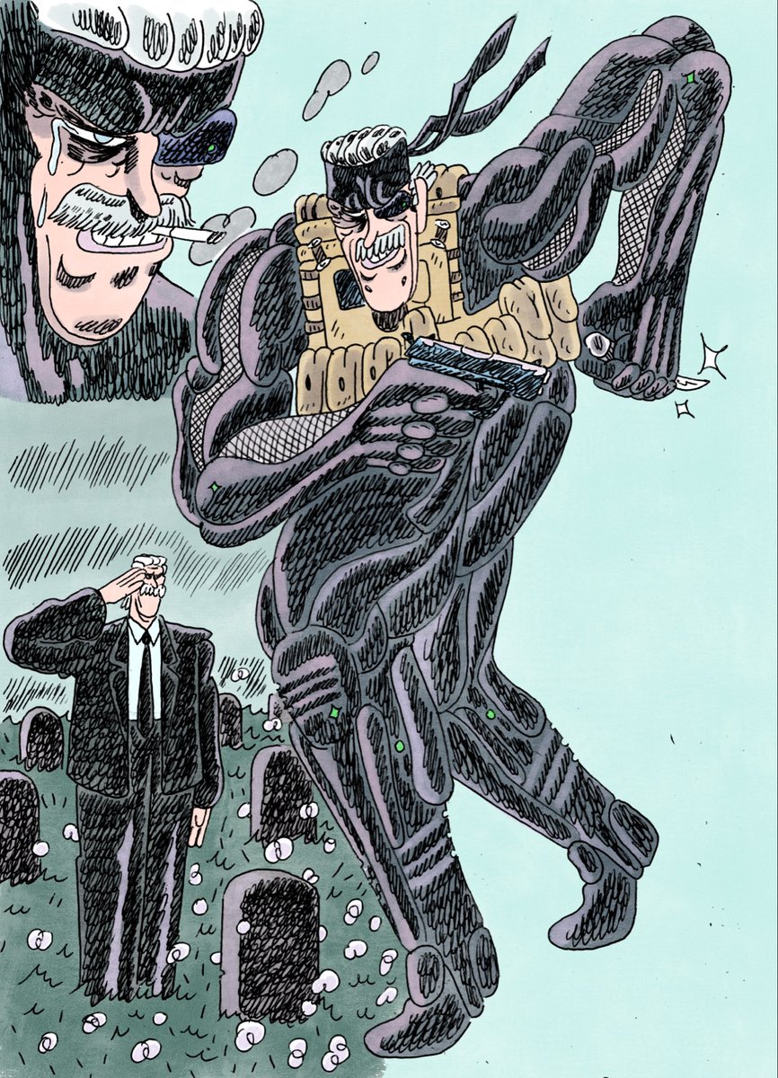 oldbabyyoda's tweet image. Metal Gear Solid 4