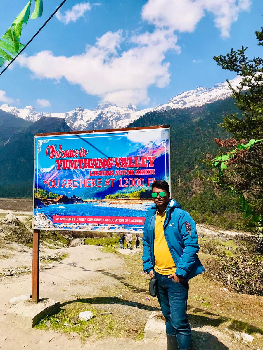 Proof-of-Presence 
<a href="/WandrLust_io/">WandrLust🌿Adventure Pays</a> Twelve thousand foot mountain tour ( Yumthang Valley , India )
#Unplug2earn #IWasthereForReal