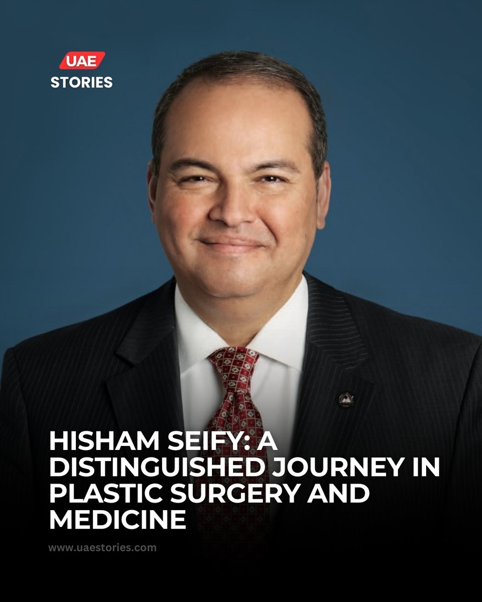 uaestories_'s tweet photo. Hisham Seify’s journey in plastic surgery blends expertise, mentorship, and global impact, showing how dedication and vision create lasting change.
more info: https://t.co/TMNV0RqJUR https://t.co/IF84eeHADL