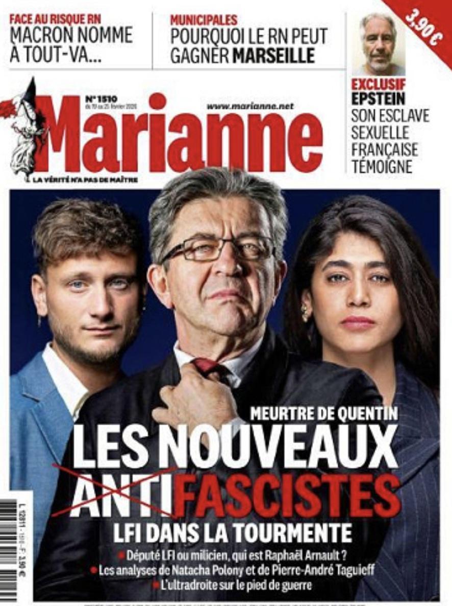 FoxGadjo's tweet photo. Grâce aux milliardaires Daniel Křetínský et à Ève Szeftel, sa zélée rédactrice en chef, notre chère « déesse de la liberté » pue littéralement de la gueule. Il devient urgent de rebaptiser ce torche-cul. https://t.co/kJehocuprd