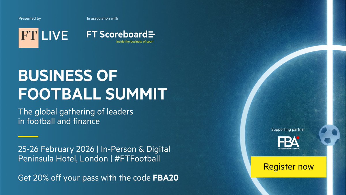 The FBA - The Football Business Academy tweet media