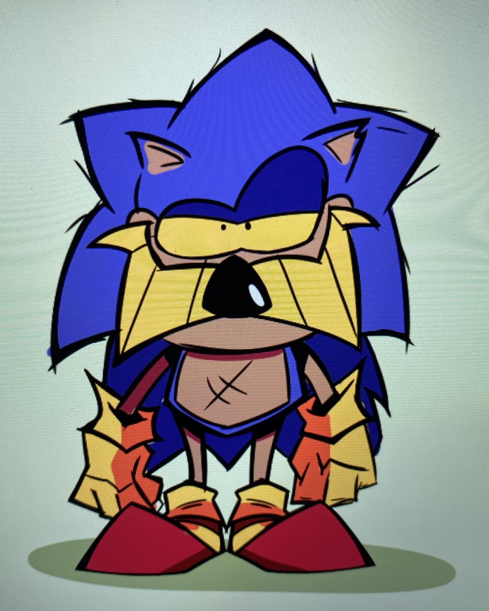 Sonic but if he lived in Boiler city, florida