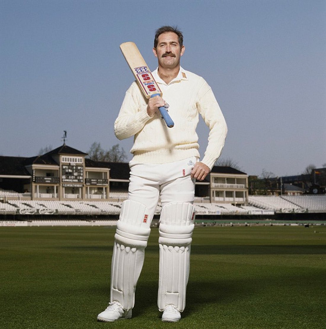 From a time when real men had moustaches, bats were proper and cable knit jumpers were just what cricketers wore.