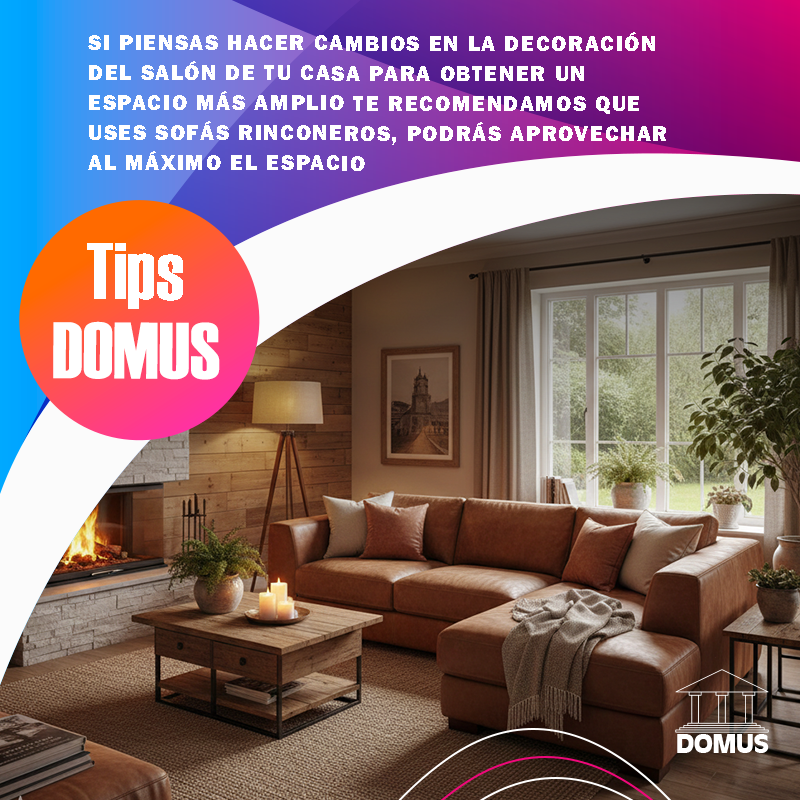 inmodomus's tweet photo. ▶️Los llamados #sofásrinconeros 🛋 son la elección perfectas si quieres obtener más espacio en el #salón de tu casa 🏠, son piezas con mucha fuerza visual, fáciles de adaptar a cualquier espacio😊

#InmobiliariaDOMUS #TipsDOMUS #Mérida #España #decoraciónhogar #decoración #sofá https://t.co/2974yv69fM
