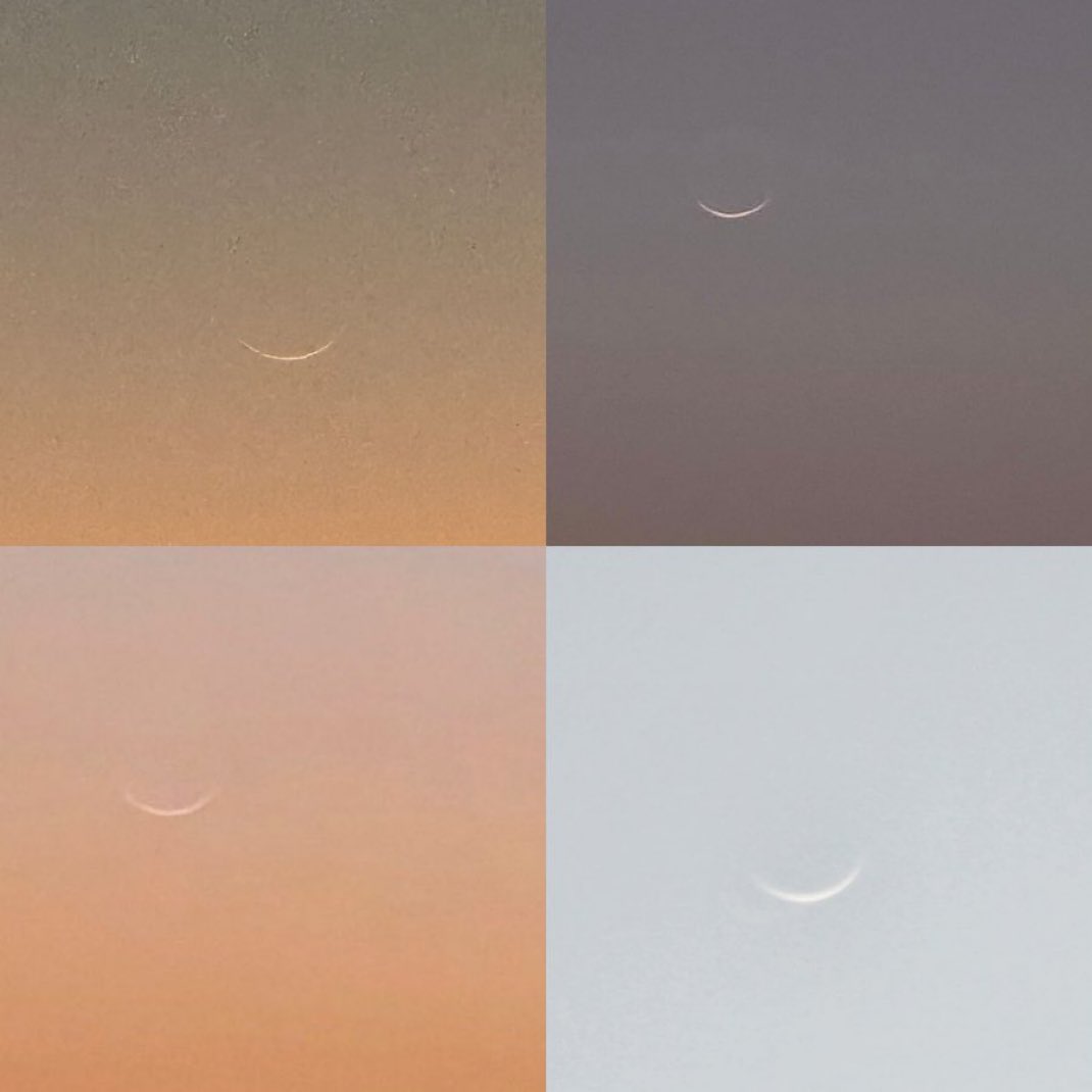 The Ramadan Crescent today evening spotted across the Kingdom