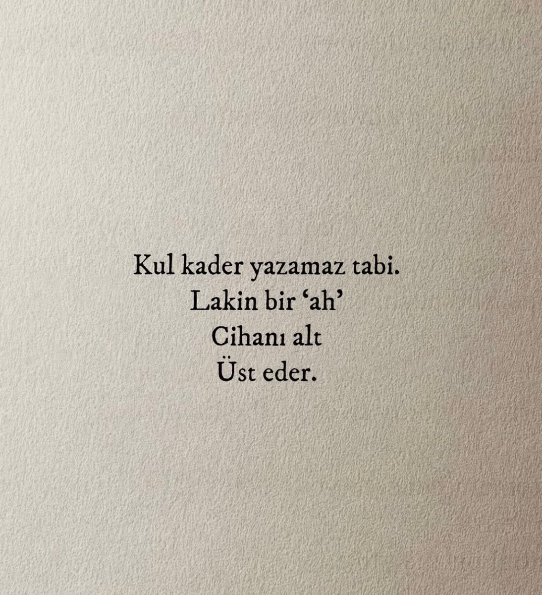 Ahı çok hafife alanlar var