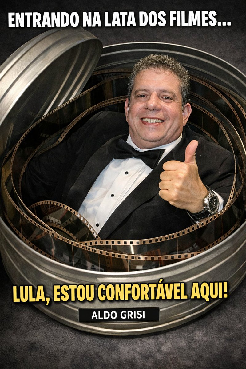 ALDOGRISI's tweet photo. A arte é soberana, não precisa de governo, precisa de respeito. #EntrandoNaLata #LataDosFilmes #CinemaLivre #NarrativaNaoCola #FilmeNaoMente #BastidoresDaVerdade #AldoGrisi #LiberdadeDeExpressao #AnistiaJa #NaoFoiGolpe #SemCensura #BrasilAcordou https://t.co/hvdGTF3Tik