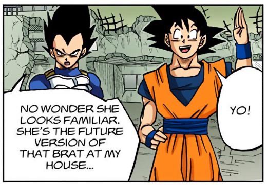 db_zeek's tweet photo. Vegeta not questioning who lives in his house 😂 https://t.co/aCcxcbJn9v