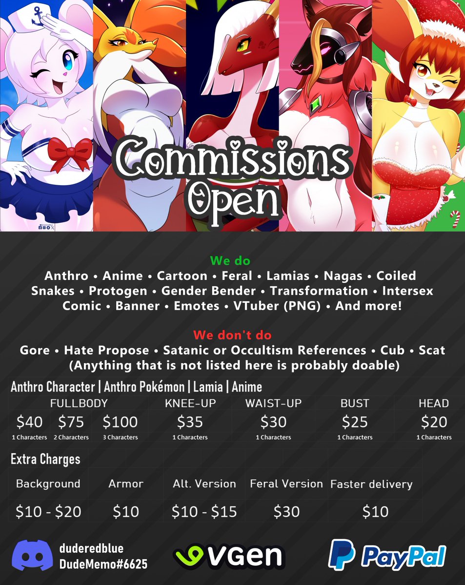 DudeRedBlue ✨ Commissions Open 🤗 tweet media
