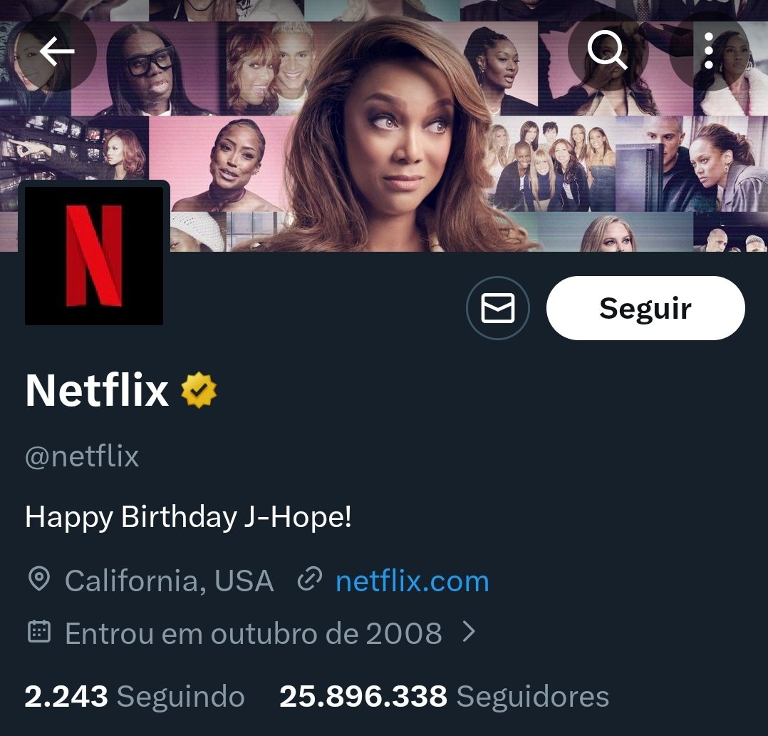 hobicorebr's tweet photo. A Netflix mudou a bio aqui no Twitter/X:

"Happy Birthday j-hope!" https://t.co/lgHx10CJr3