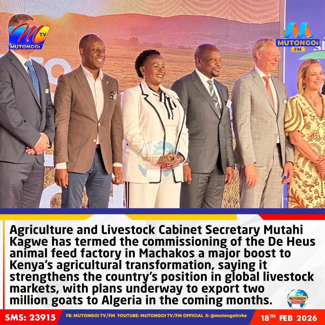 Governor Wavinya Ndeti launches De Heus Kenya plant in Athi River, creating 250 jobs, empowering farmers with quality feeds, and boosting livestock productivity. Machakos: The Place to Invest!