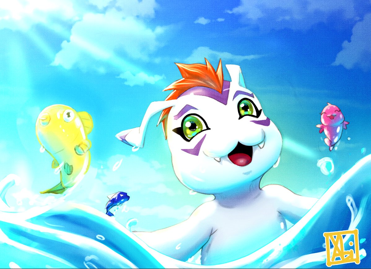 Never posted this Gomamon to complete the trio from Time Stranger.
#Digimon #digimontimestranger #デジモン