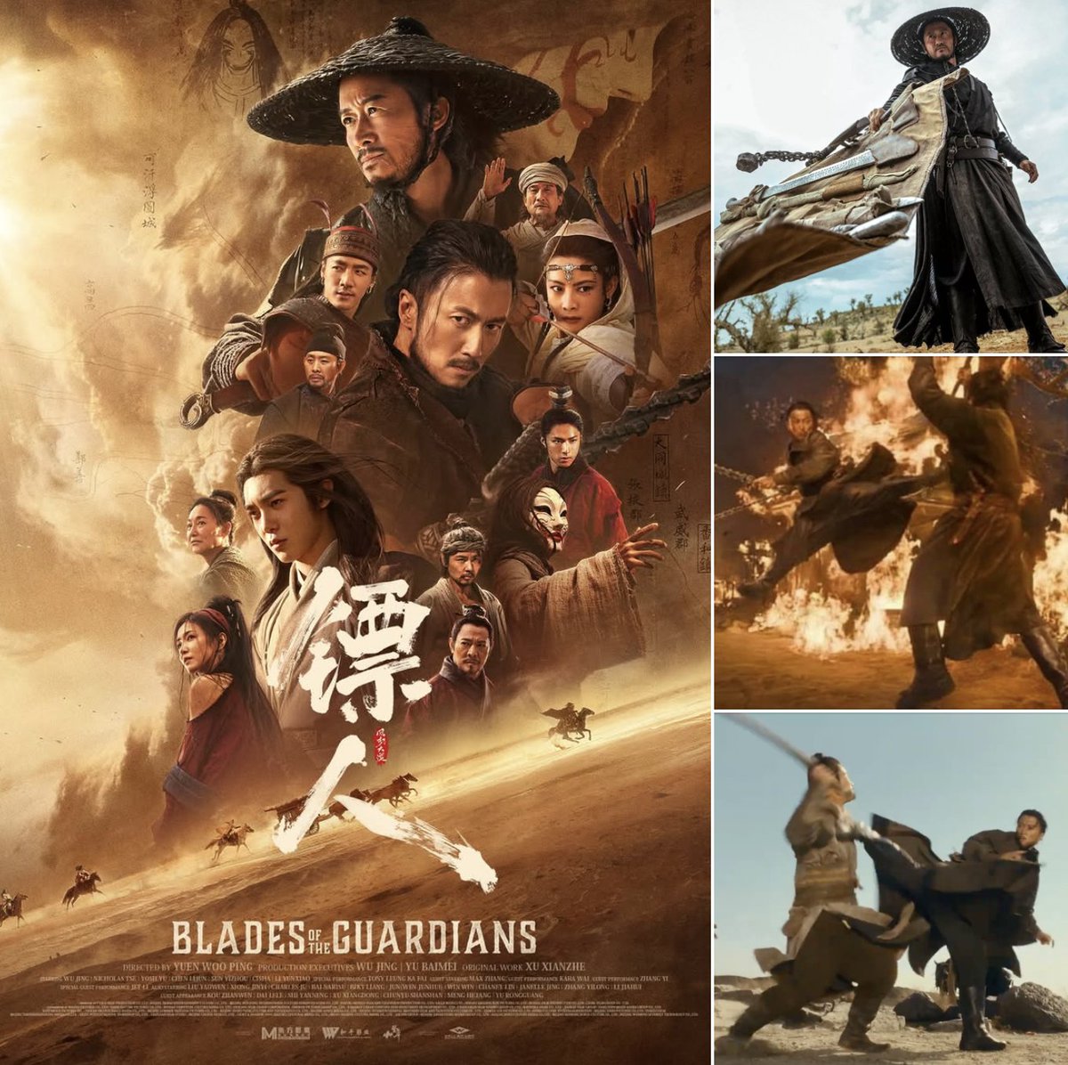 CityOnFireNews's tweet photo. THE VERDICT IS IN! 🔥 Paul Bramhall weighs in on Yuen Woo-ping’s 'Blades of the Guardians', starring Wu Jing, Nicholas Tse, and Jet Li. Read the full review at the link below…
Review and Trailer: https://t.co/5P6xWwtSEl
#jetli #yuenwooping #maxzhang #WuJing #NicTse #NicolasTse #TonyLeung #KaraHui #bladesoftheguardians #bladeoftheguardian #bladeoftheguardians #wuxia #martialartsmovies #kungfumovies #WellGoUSA
Visit City on Fire (https://t.co/6R8bQ6lGK9) for Asian and martial arts film news, reviews and 4K Ultra HD and Blu-ray releases. #CityOnFire
Visit The Goodie Emporium (https://t.co/YcKzdiDqmY) if you're on the hunt for import 4K Ultra HD and Blu-ray movies. #goodieemporium
