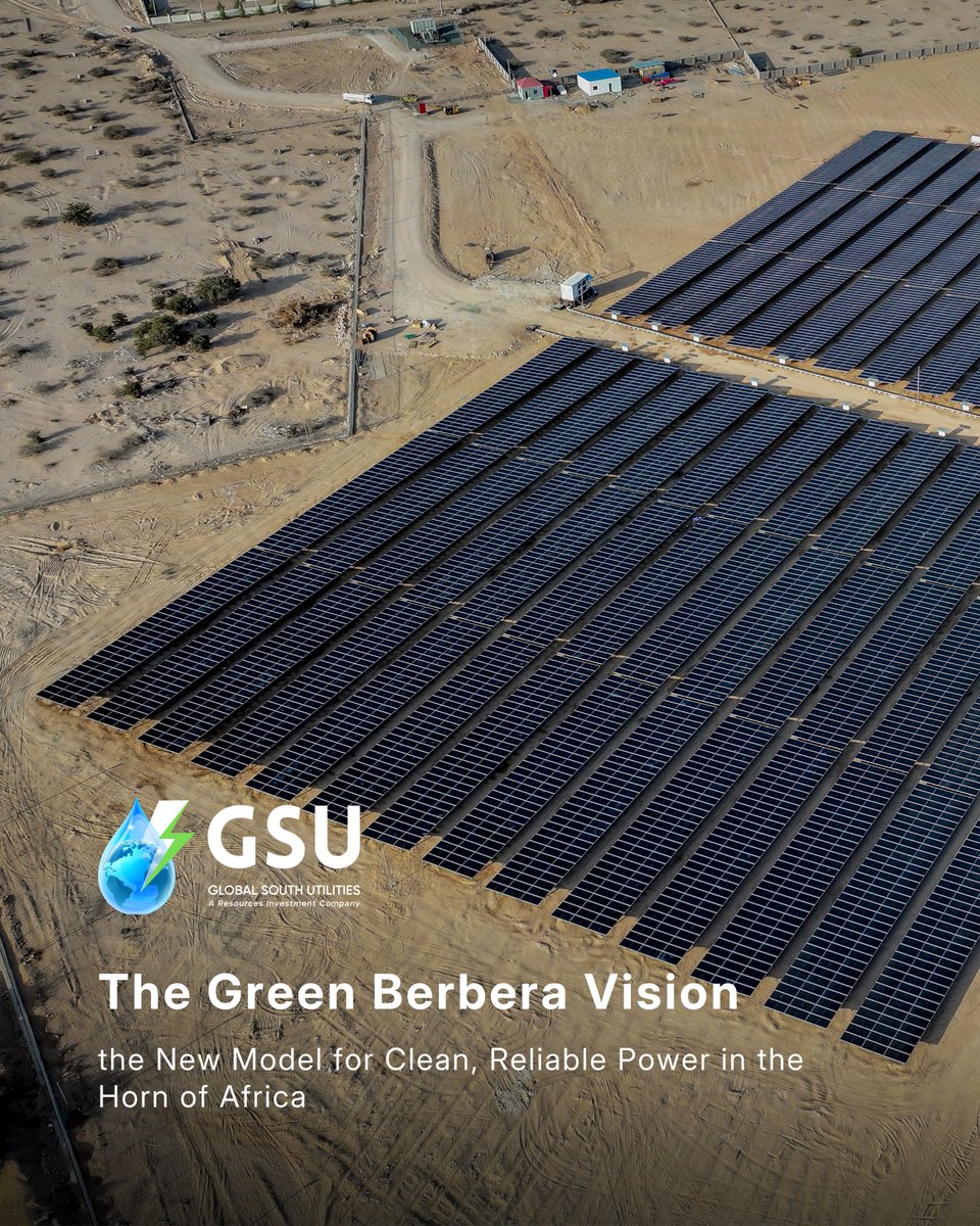 Global South Utilities (GSU) and Berbera Electricity Company (BEC) are proud to announce the inauguration of our 5 MWp grid-connected solar PV plant and the launch of the Green Berbera Vision. This milestone, attended by H.E. Abdirahman Mohamed Abdullahi, President of the