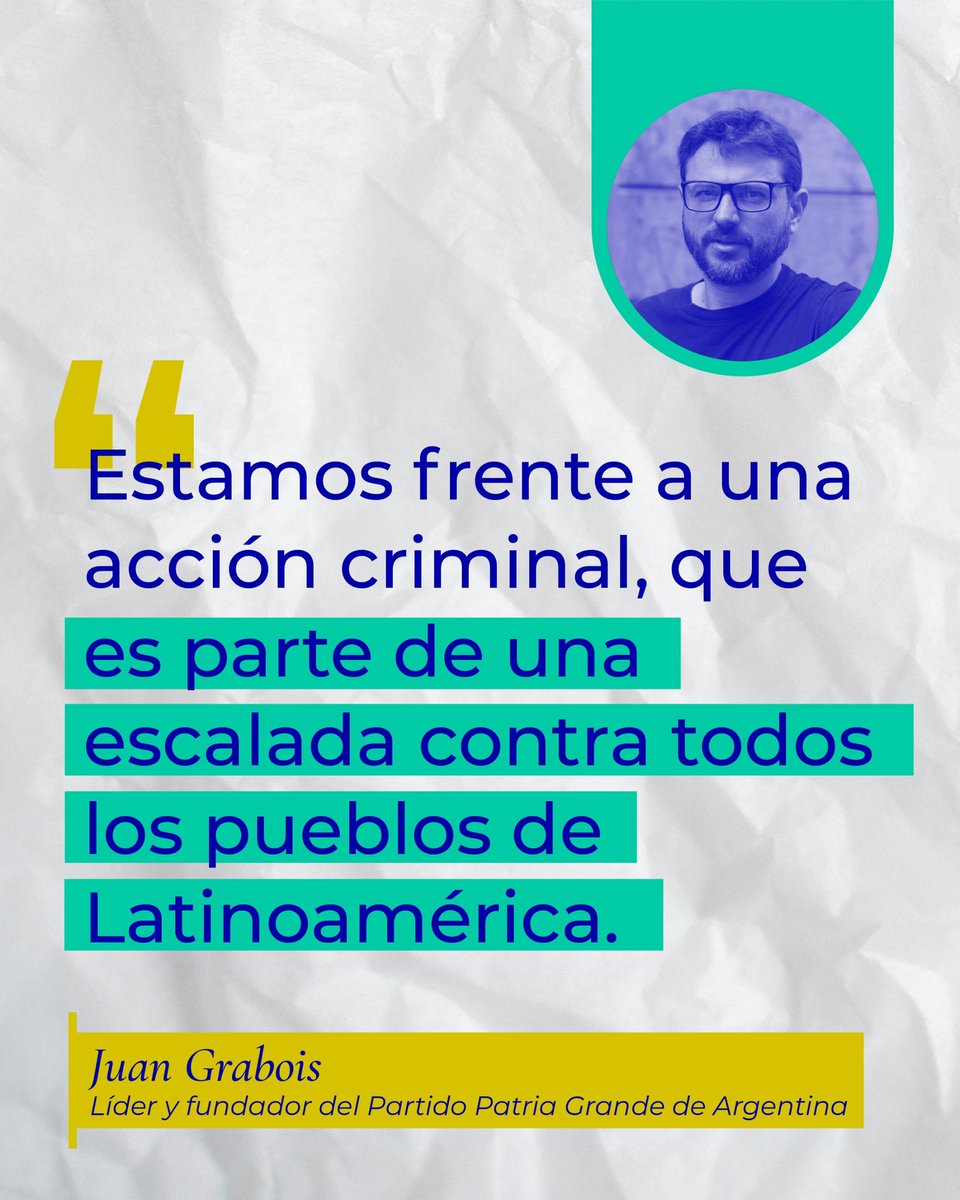 Para <a href="/JuanGrabois/">Juan Grabois</a> su presencia en #Cuba es reafirmar la soberanía de los pueblos, la necesidad de la unidad latinoamericana y el repudio activo contra la ofensiva neocolonial.

#CubaNoEstáSola