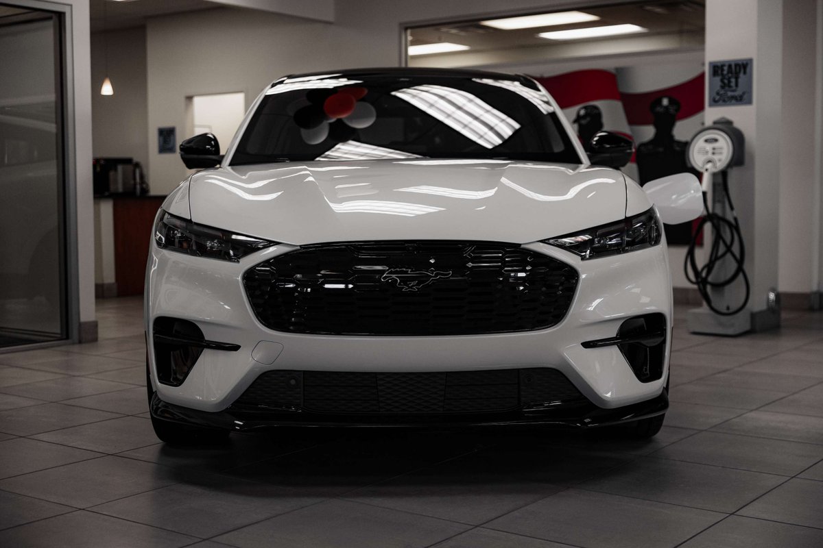 SuburbanFordTr's tweet photo. Smooth, silent, and seriously sleek. 🤍⚡

#MachE #FordEV #ModernMuscle #ElectricVehicle #FordofTroy https://t.co/VA30InGOw7