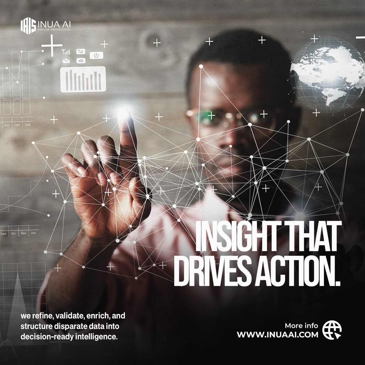 Raw data doesn’t reveal opportunity.
Refined data does.
#AI #DataScience #RealizePossibilities #INUAAI