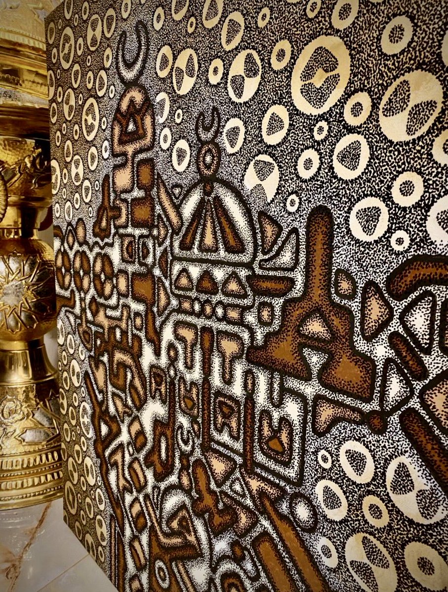 بوح العدسة ( بارك لكم ويسّر صومكم وأجاب دعائكم ) #رمضان #تنقيطية #تشكيلي #القصيم #الرياض #يوم التأسيس #زخرفة