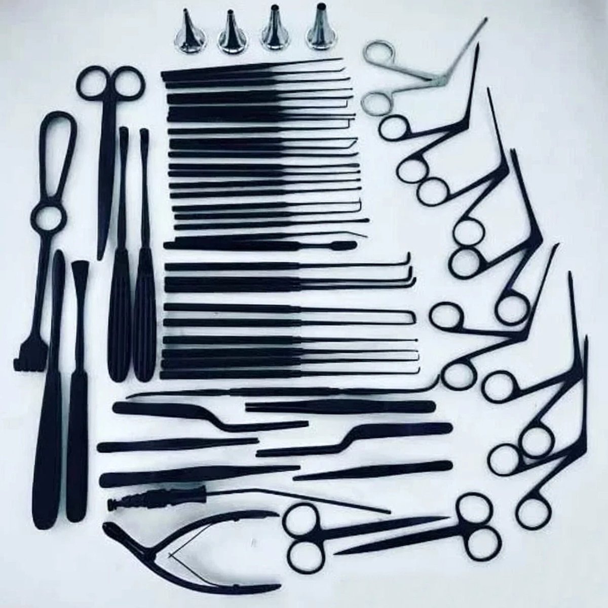 ktsdental's tweet image. Tympanoplasty Instruments Set precision micro ear surgery tools in black finish.
WhatsApp:+92 331 8615255
Visit our Web🌐 | ktsurgico.us
Ebay shop:ebay.us/m/JdDm8X
#TympanoplastyInstruments #ENTInstruments #EarSurgeryTools #MicrosurgeryInstruments