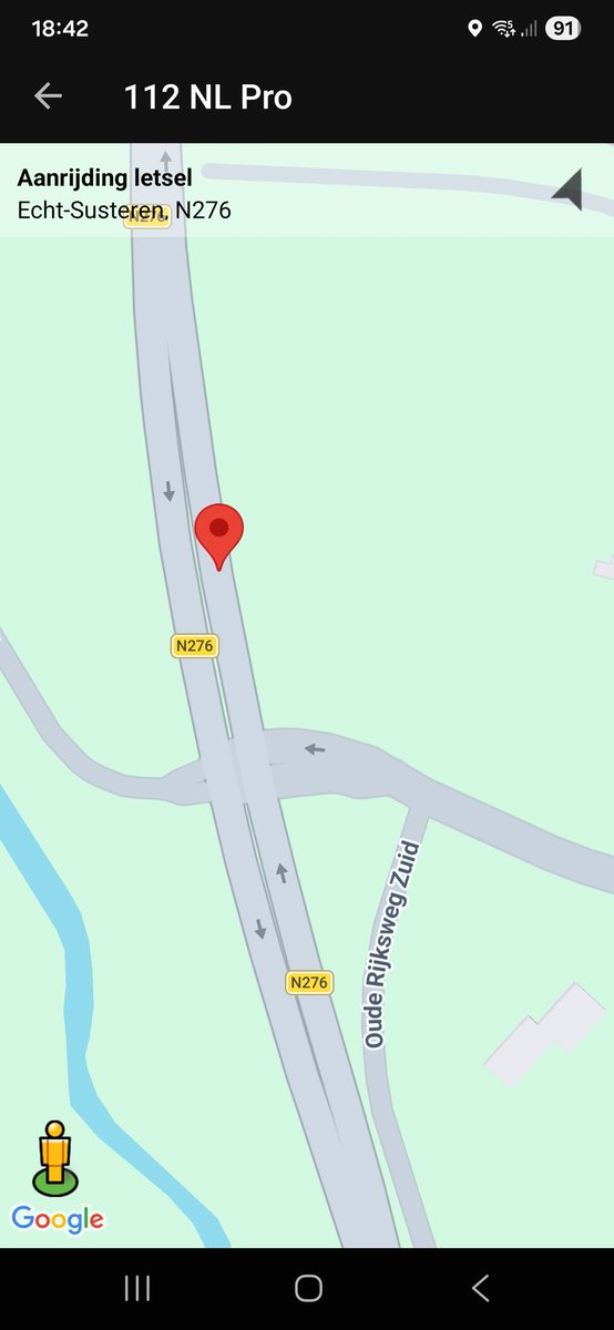 Aanrijding vermoedelijk met letsel op N276 Susteren