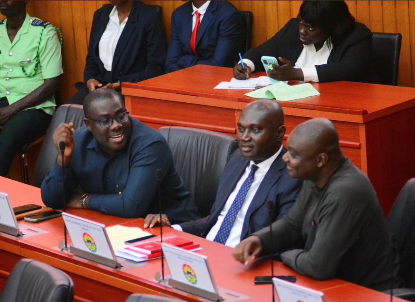 WilliamFrimpo13's tweet photo. Scenes from today’s parliamentary sitting, featuring Amb. Charles Asuako Owiredu, MP for the Abirem Constituency.
#NewVisionNewDirection https://t.co/96mnaTDOea