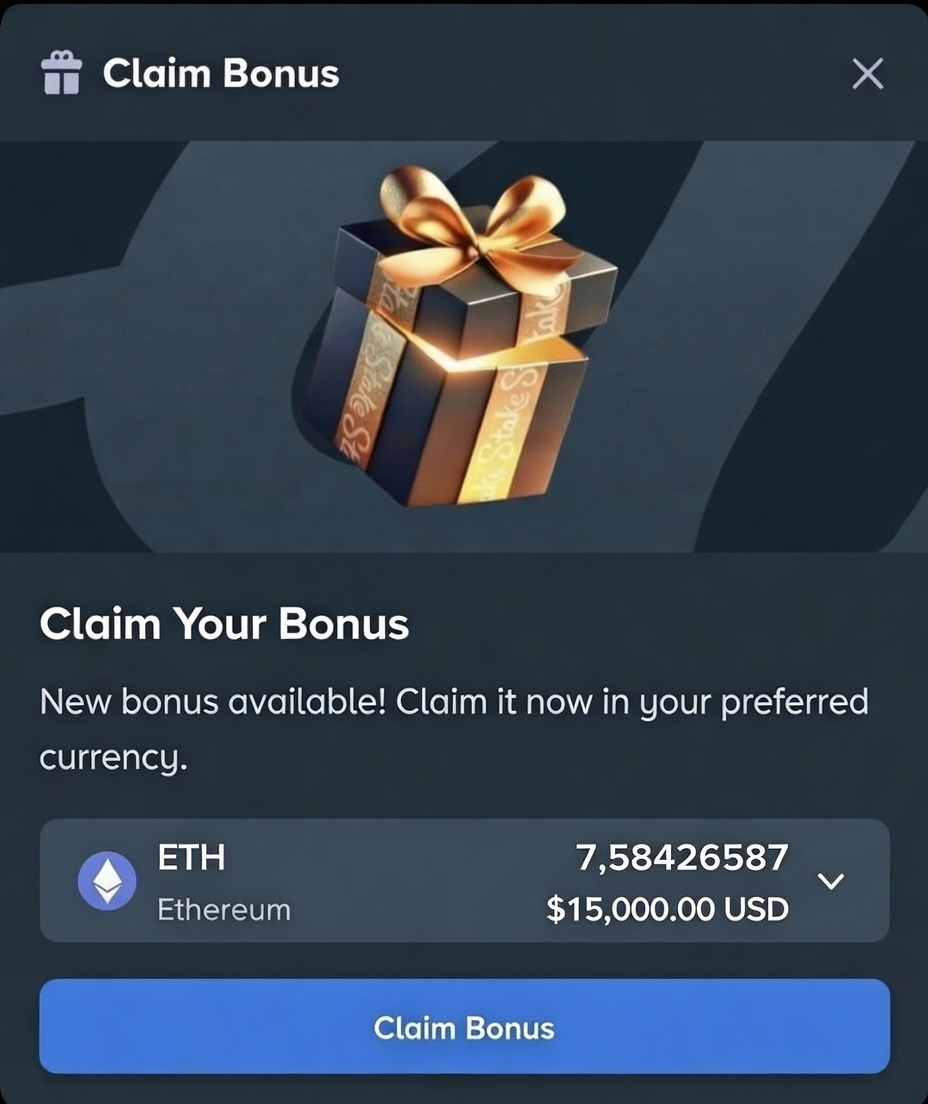 What would you do if Stake just sent you this bonus for FREE? 👀