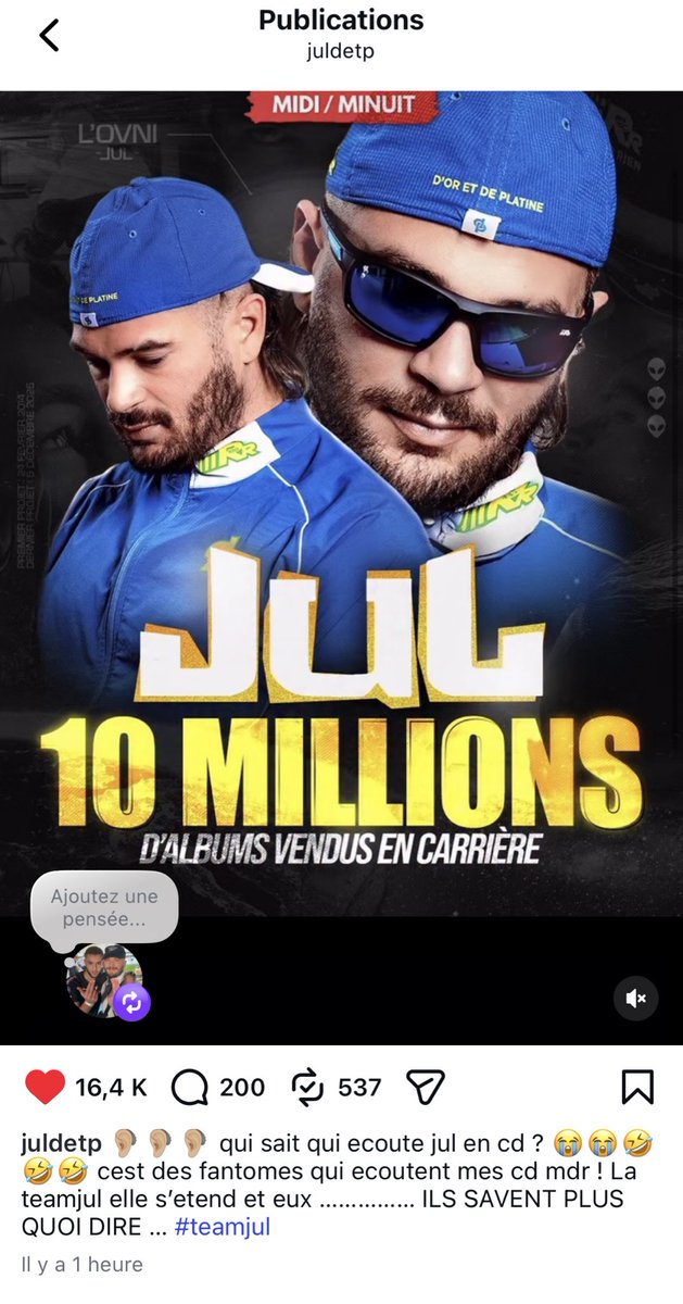 IdrisSixNeuf's tweet photo. Jul qui repond à la fraude booba mdrrr https://t.co/jKQegw5TN2
