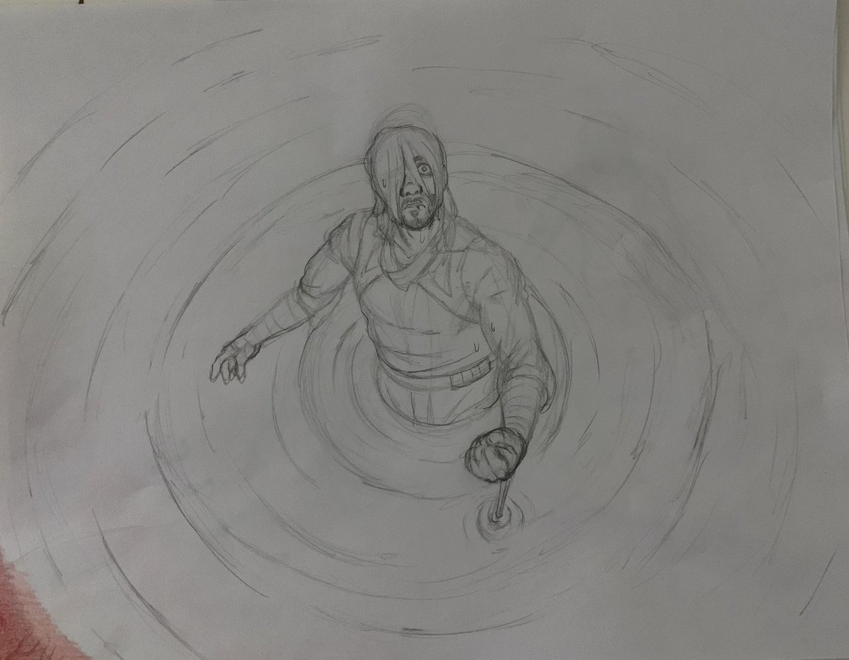 Chibi_Tensai's tweet photo. Concept art                                 Final piece

#IronLungMovie #ironlungfanart #traditionalart #mixedmedia https://t.co/asWN9YQzq7