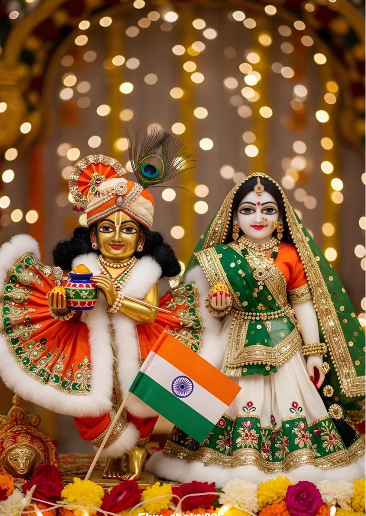 राधे नाम की गूंज हो, जय श्री कृष्ण नाम का शोर, राधे राधे से रात्रि हो और जय श्री कृष्ण नाम से भोर। शुभ रात्रि मित्रों। 🙏🙏