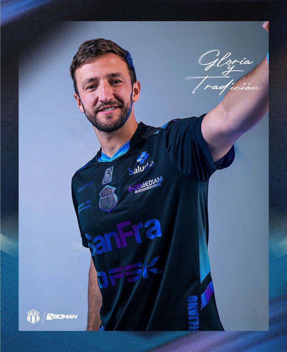 KiriSports's tweet photo. ¡MACARÁ PRESENTA SU CAMISETA ALTERNA 2026! 👕

Camiseta negra en casi su totalidad con detalles azules forman la nueva indumentaria de Boman para vestir al Ídolo de Ambato 2026.

¿Opiniones? Te leemos

#Macará #Camiseta #Boman #Ambato https://t.co/jvHYbWKdAK