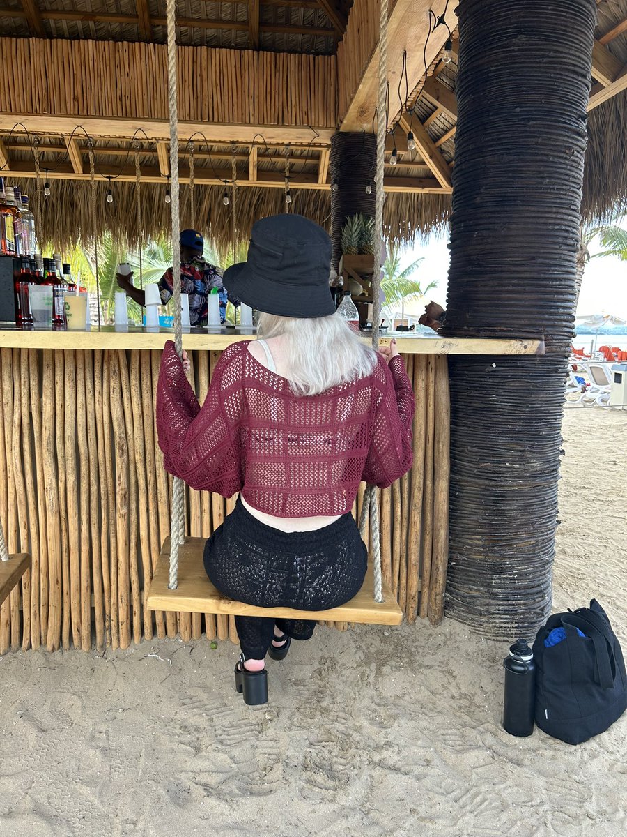 on the swings at the bar dos cerveza dos pina colada mucho alcohol por favor