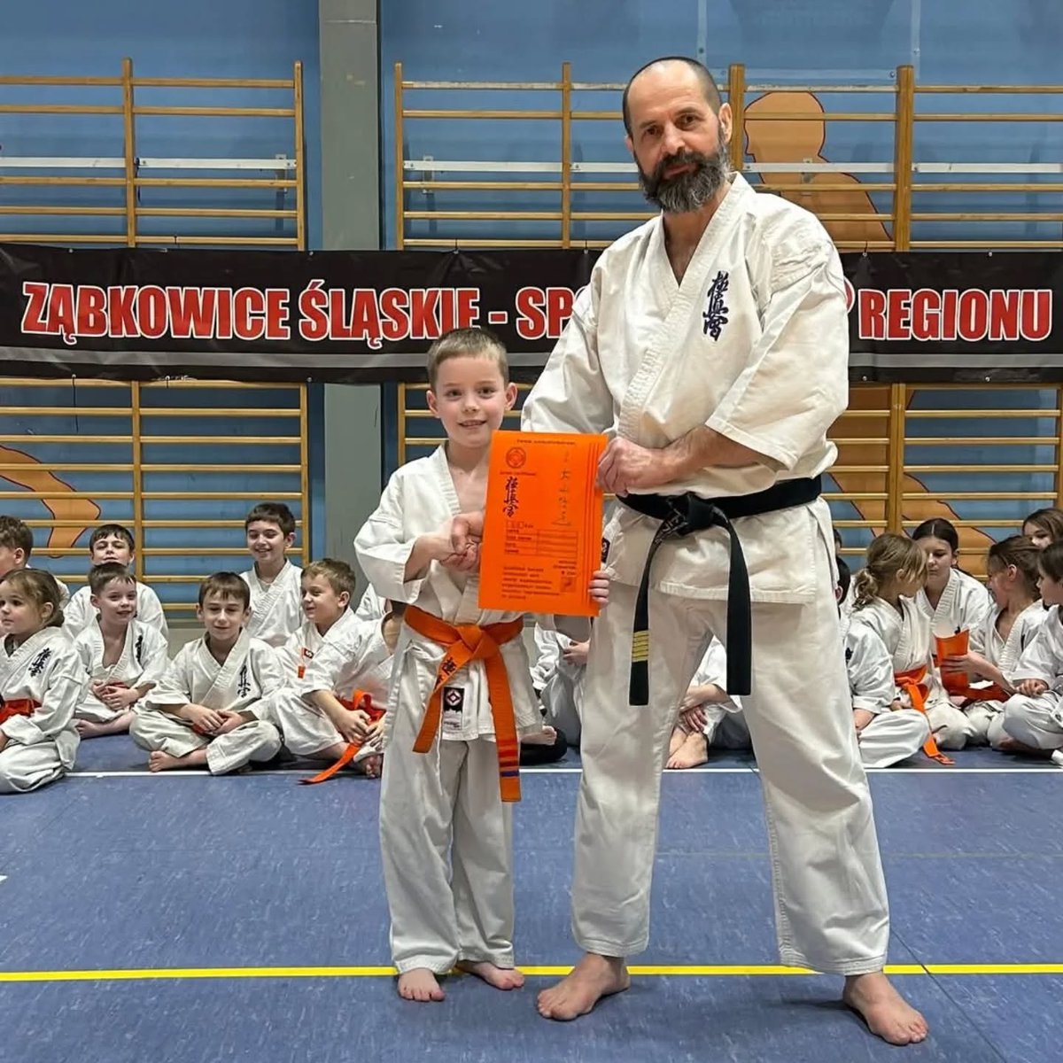 Certyfikaty w Ząbkowickim Klubie Karate Kyokushin.