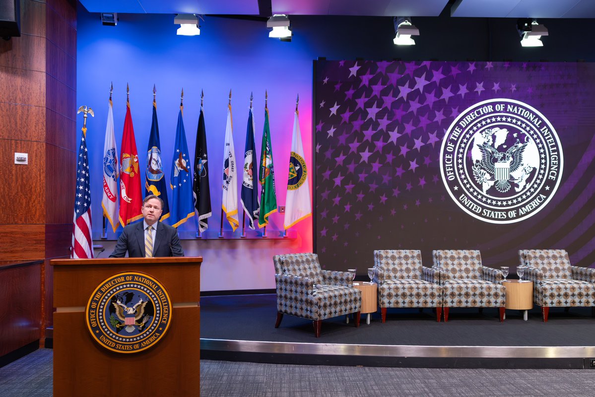 DNIGabbard's tweet image. Last week, I had the privilege of sitting down with @ODNIgov leaders and teammates during our leadership town hall series. I always enjoy and appreciate these opportunities to share updates and ensure mission clarity, answer questions and receive feedback from the team, making