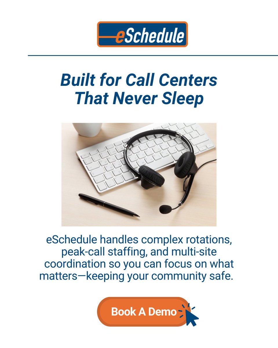 Real-time coverage, instant alerts, and smarter rotations for 24/7 dispatch centers—all in one place.

See how it works: goeschedule.com

#eSchedule #Dispatch #911Dispatch #EmergencyDispatch #PublicSafety #FirstResponders #SchedulingSoftware #WorkforceManagement