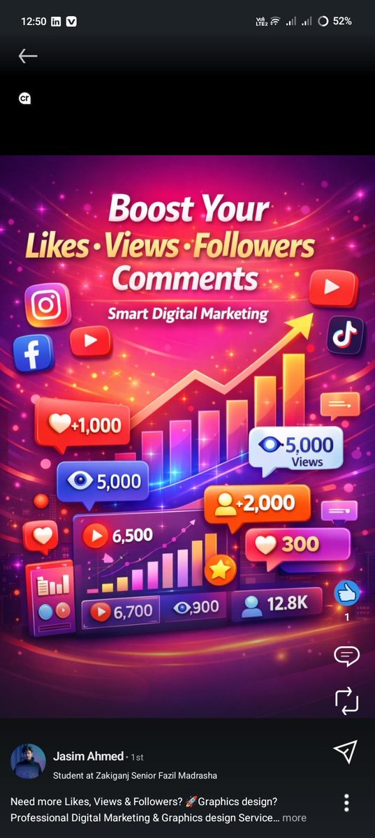 itssaiful_pro's tweet photo. Ramadan Offer.......  1k followers only 1$ 
Get the chance and grow up your social media. 
Message me: +8801821942426 https://t.co/56HJq9hNyO