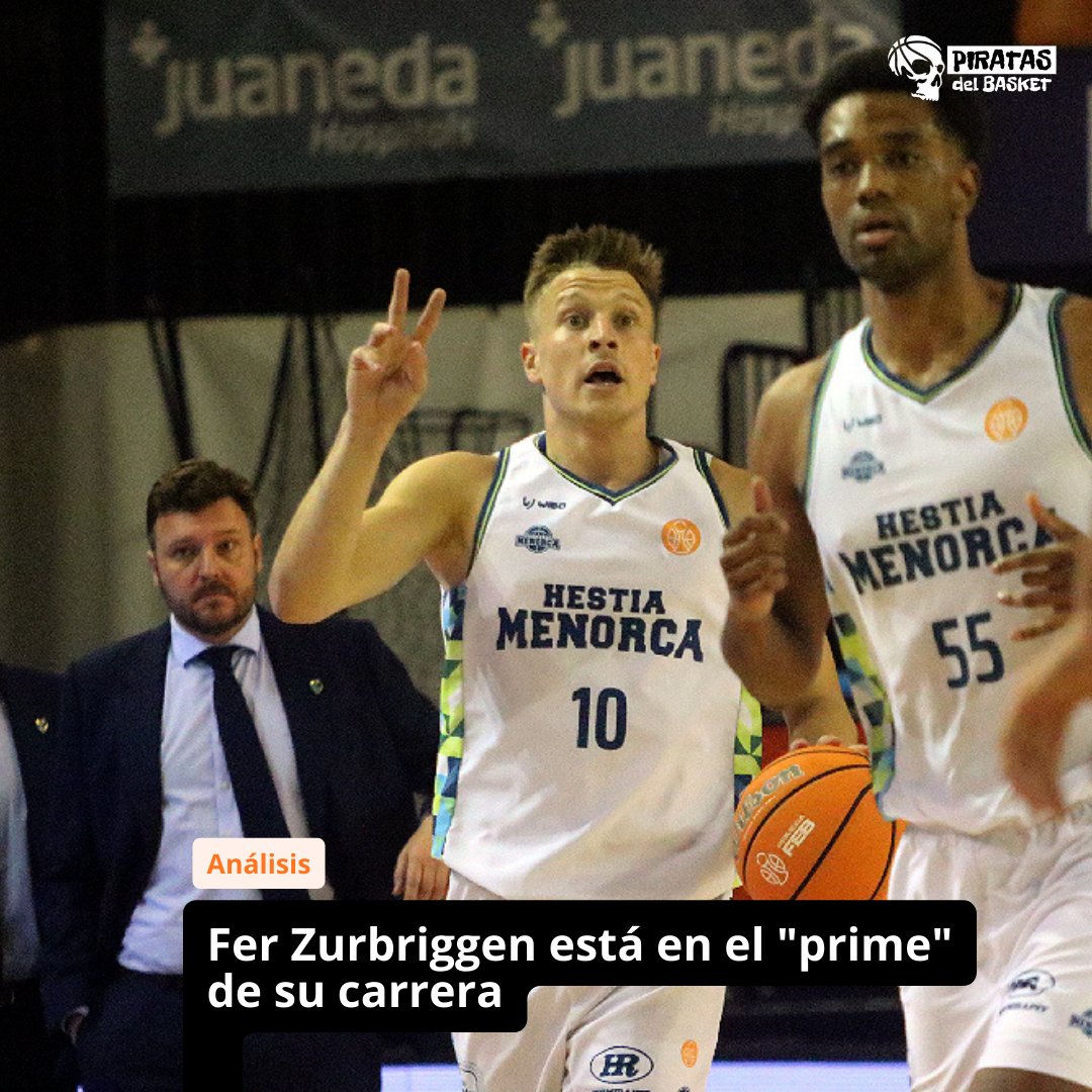 🏀 Análisis Primera FEB, de <a href="/XanRamosPineiro/">Xan Ramos Piñeiro</a> 

Fer Zurbriggen está en el prime de su carrera.
El base argentino domina la Primera FEB y ya se ha ganado estar otra vez en el radar ACB.
Impacto, lectura, liderazgo y continuidad: su nombre debe figurar en muchas agendas de la Liga