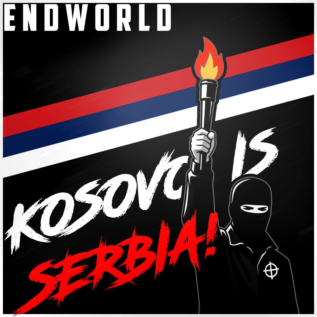 🇷🇸 | La independencia de Kosovo es una imposición ilegal de EE.UU. y la OTAN tras bombardear Serbia en 1999. 

Se inventaron un estado y ahora dictan cátedra de soberanía. Hipocresía pura.

🔥Kosovo es Serbia.

👉🏼t.me/endworldarts/30

#KosovoEsSerbia