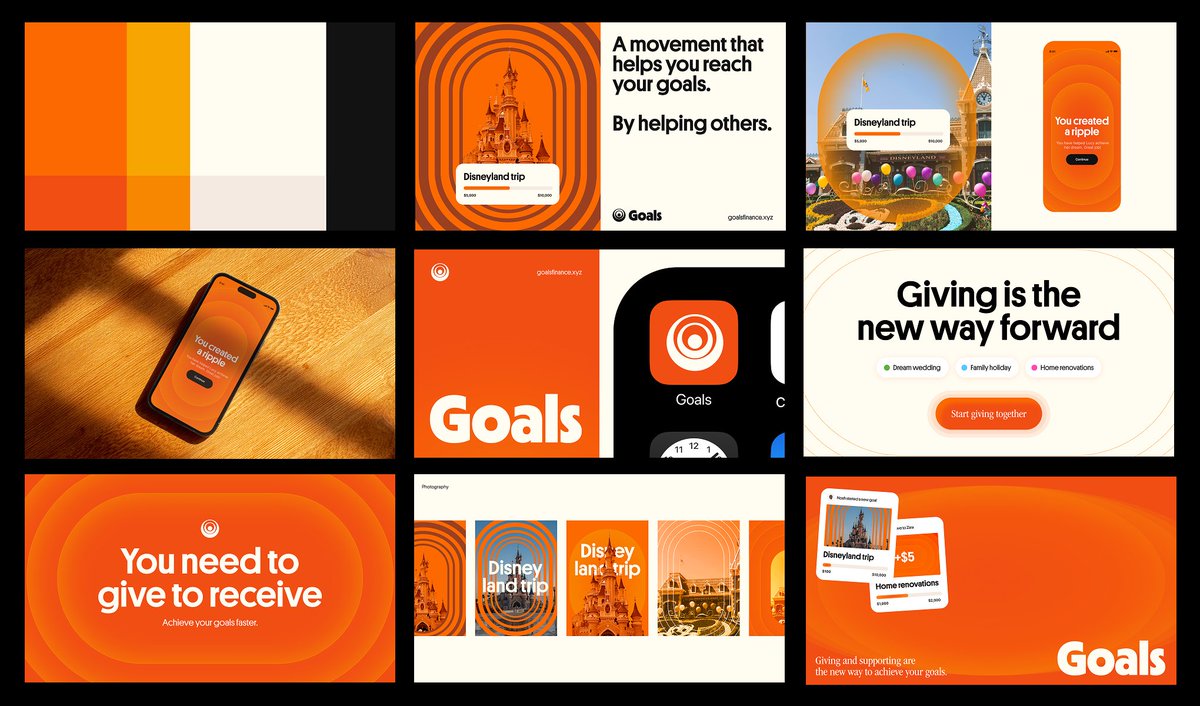 Moodboard vs the final brand