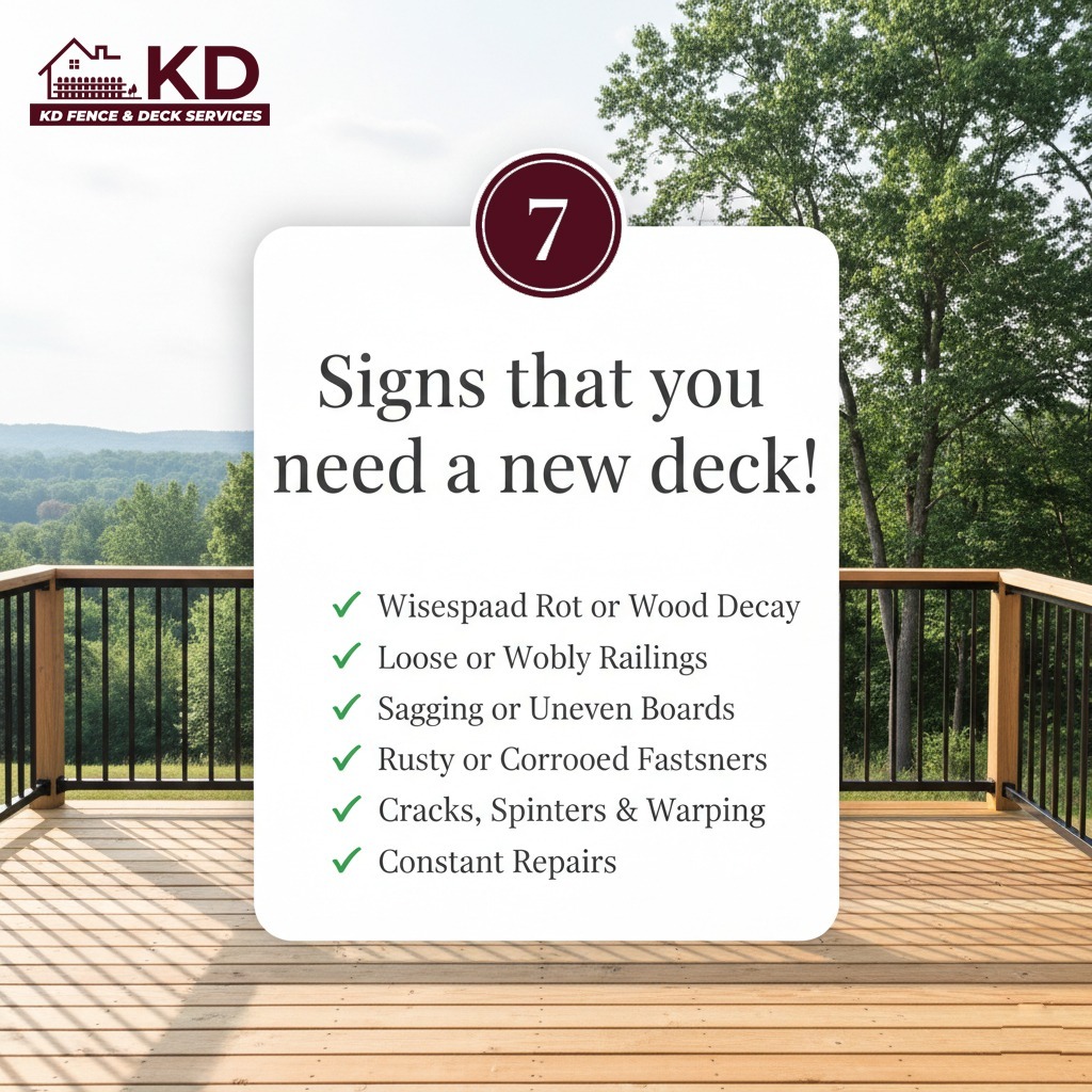 kd_fence's tweet image. Thinking about a backyard upgrade? 🏡
KD Fence &amp;amp; Deck Services offers expert deck repair &amp;amp; replacement, wood or composite decking, and railing solutions. Safe, stylish, and built to last!
📞 Free estimate: (716) 452-9220
#KDFenceAndDeck #BuffaloNY #DeckReplacement #DeckRepair